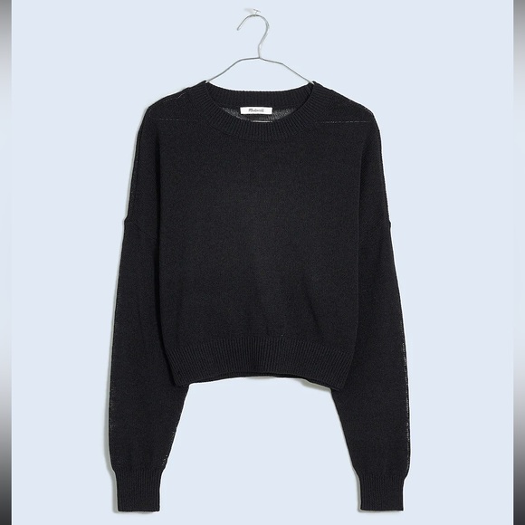NWT Madewell Loose-Knit Crewneck Sweater - Picture 5 of 6